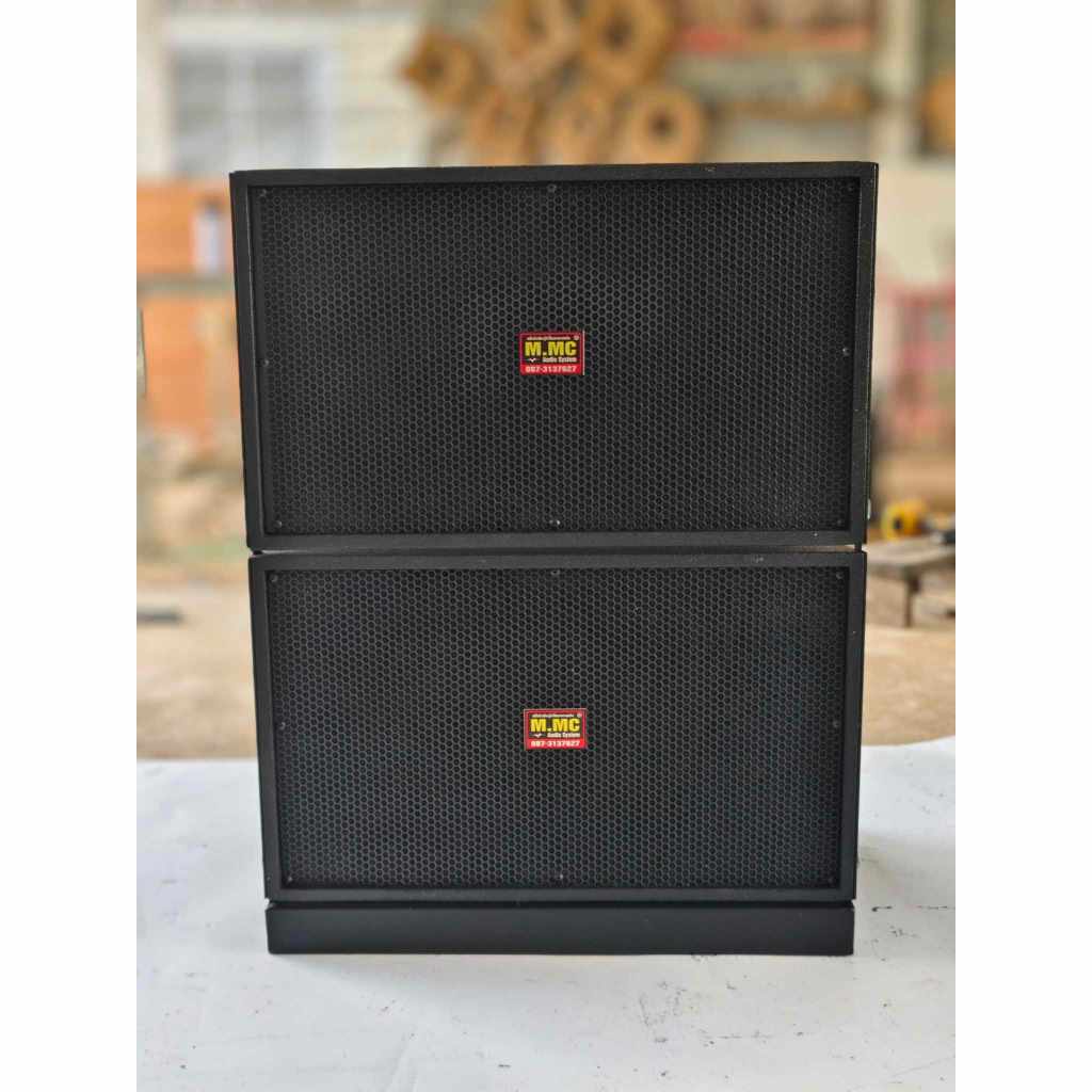 ตู้ลำโพงแขวน 12" 1*1 ใส่แหลม 888 ได้ใส่ปากไดร์ 8"*8"  (พรีออเดอร์) ตะแกรงปั้ม