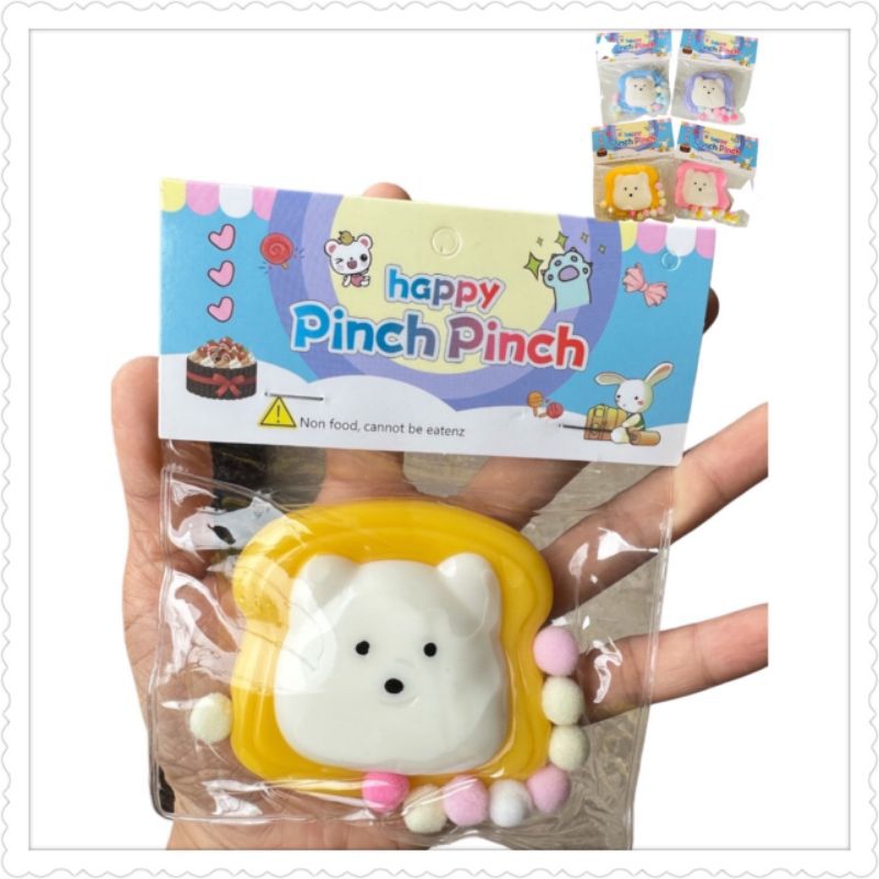 ของเล่นสกุชชี่บีบนุ่มนิ่มคละสีมีกลิ่นหอม 12ชิ้น