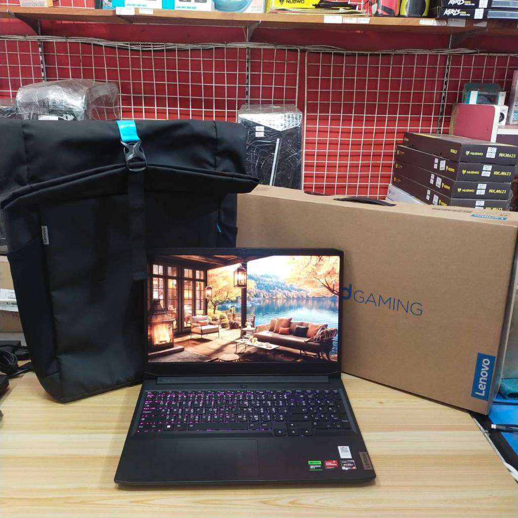 Lenovo ideapad Gaming 3 15ACH6 82K2027UTA สภาพเครื่อง 97% ประกันศูนย์ Onsite 08/10/2025