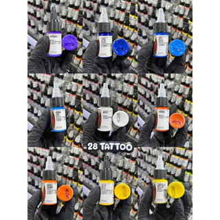 🇺🇸 สีสัก Eternal ink ขนาด 1/2oz (ครึ่งออนซ์) ติดทน สีสด สีแท้ 100% 🇺🇸 USA.