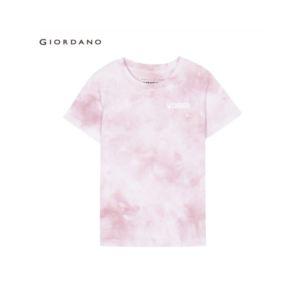 GIORDANO เสื้อยืดเด็ก Junior's Wonder Wander Printed Tee 03081224