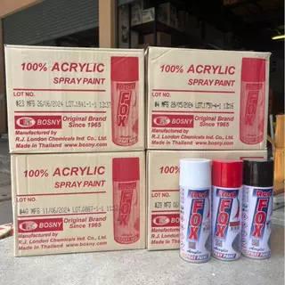 (ราคาส่งยกโหล) สีสเปรย์ Red Fox ขนาด 400cc สินค้าพร้อมส่ง