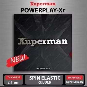 ยางปิงปอง Xuperman Powerplay-Xr Neo (สีแดง)