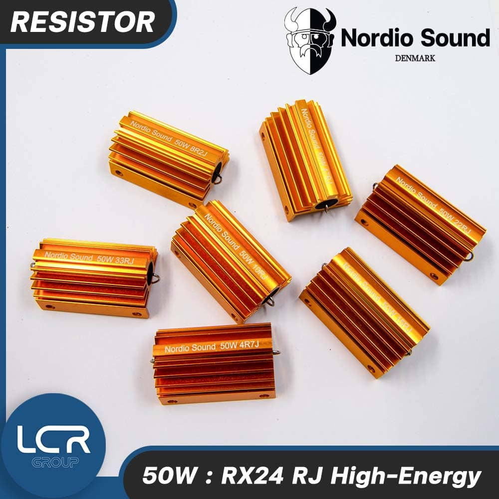 Nordio Sound R. RX24 RJ HIGH ENERGY 4.7-47Ohm 50W ตัวต้านทาน Resistor Denmark
