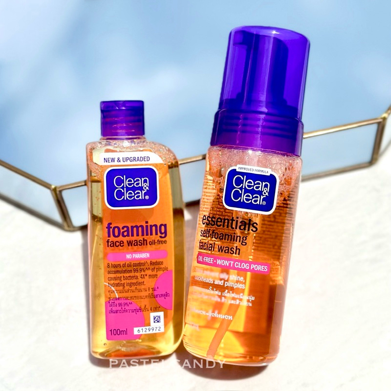 SALE🔥แท้💯% คลีน แอนด์ เคลียร์ โฟมล้างหน้า เซลฟ์โฟมมิ่ง เฟเชียล วอช Clean & Clear Self Foaming Facial Wash 150 ml