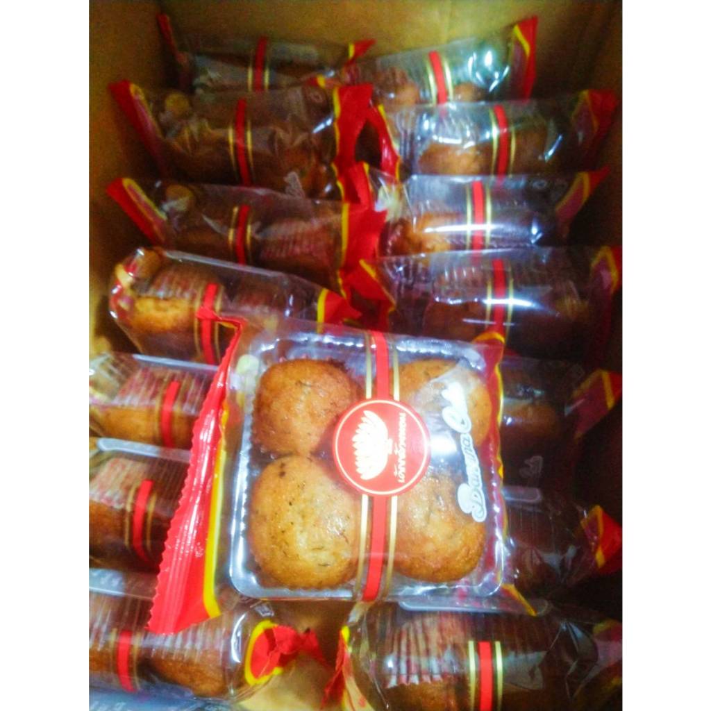 เค๊กกล้วยหอม3ห่อ30บ. **ซื้อครบ15ห่อ125บ.**