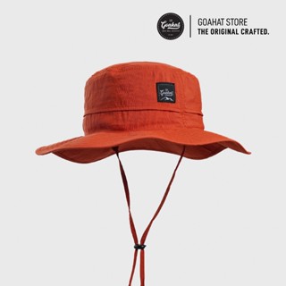 G100 Orange หมวกเดินป่า หมวกทหาร กันน้ำ พับเก็บได้ ระบายอากา…