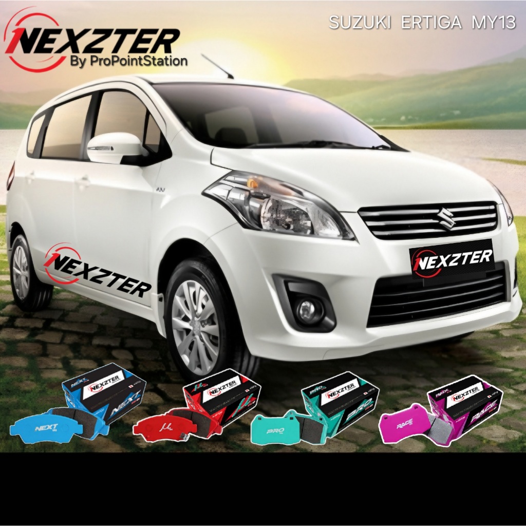 NEXZTER ผ้าเบรค SUZUKI ERTIGA MY13 🔥ฟรีค่าติดตั้ง🔥ส่งไวของแท้ ออกVATได้
