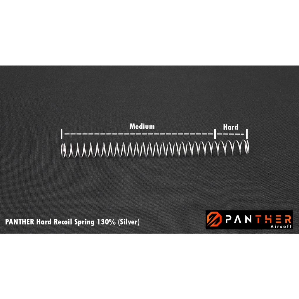 Panther Hard Recoil Spring 130% Silver