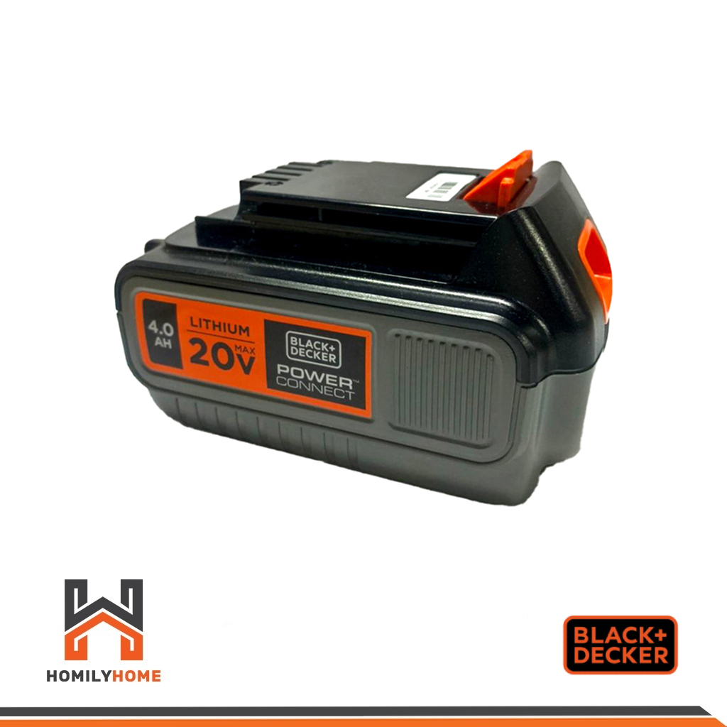 BLACK&DECKER แบตเตอรี่ 18V (20V max) ความจุ 4.0 AH รุ่น BL4018-B1