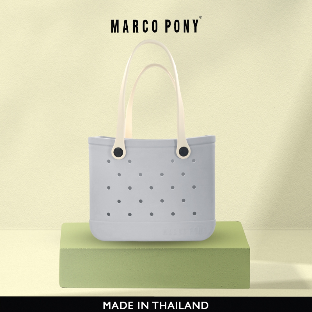 Marco Pony ผู้หญิงกระเป๋าถือ กระเป๋าสะพายความจุขนาดใหญ่ พกพาสะดวก ดีไซน์เรียบง่าย วัสดุ EVA กระเป๋าแฟชั่น ลำลอง BP1003
