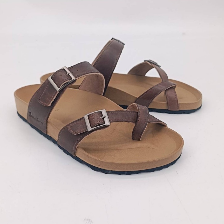 Saramanda รุ่น 165005 รองเท้าแตะผู้ชาย แบบหนีบ หนังแท้  มี 3 สี