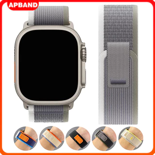 สายไนล่อน Trail Loop สำหรับ Iwatch Series 11 10 9 8 7 6 5 4 Ultra/SE 3 2 49 มม. 46มม. 45 สมาร์ทวอทช์ 38 40 มม. 41 มม. 42