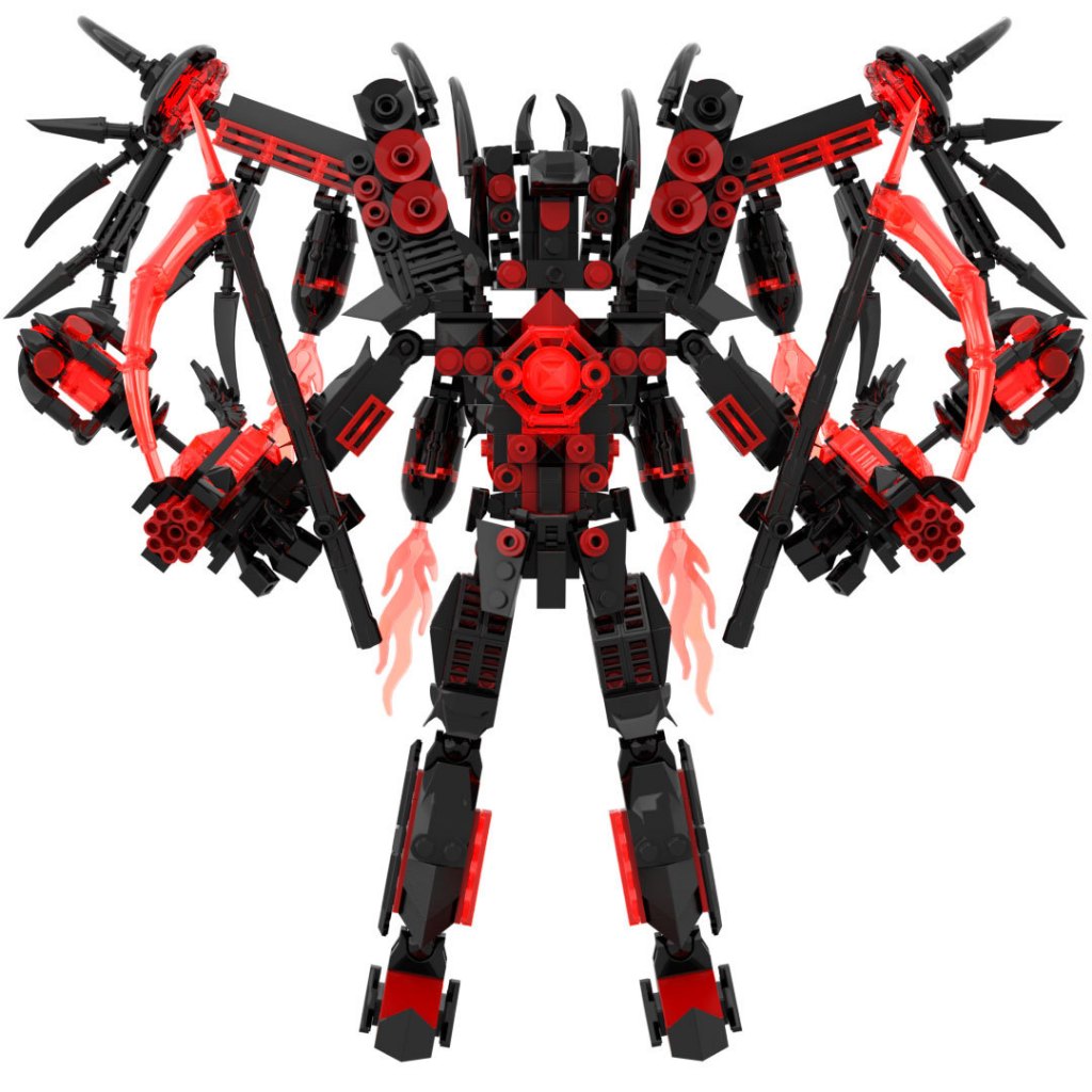 พรีออเดอร์รุ่นล่าสุด Ultimate Audio King skibidi toilet โมเดล MOC titan speakermanTitan camera man ทีวีแมน ของ ตัวต่อ