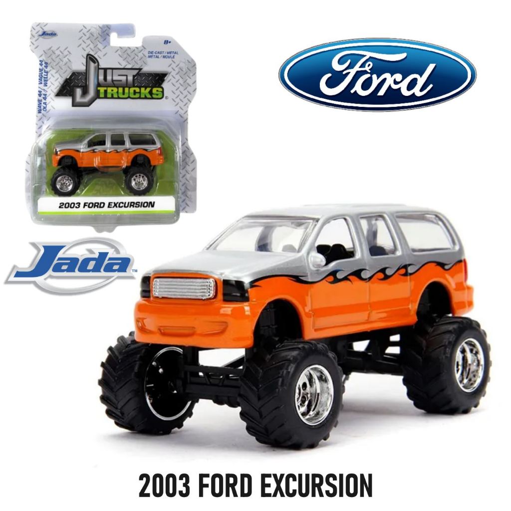 โมเดลรถเหล็ก JADA ชุด JUST TRUCKS WAVE 21 ลิขสิทธิ์แท้ แนวรถบิ๊กฟุต สเกล1/64 (แพ็คไม่คม) เลือกแบบได้ # JD14020 ราคา ถูกที่สุด ดีลบีเคเค แกลเลอรีภาพที่ 5