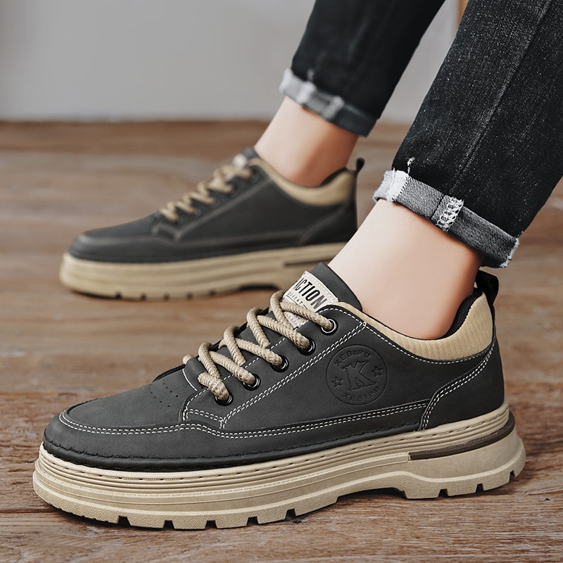 Casual Martin Shoe รองเท้าหนังกลับ รองเท้าผู้ชาย K8221