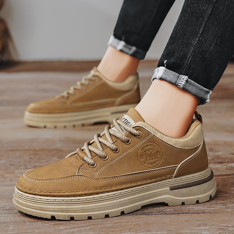 Casual Martin Shoe รองเท้าหนังกลับ รองเท้าผู้ชาย K8221