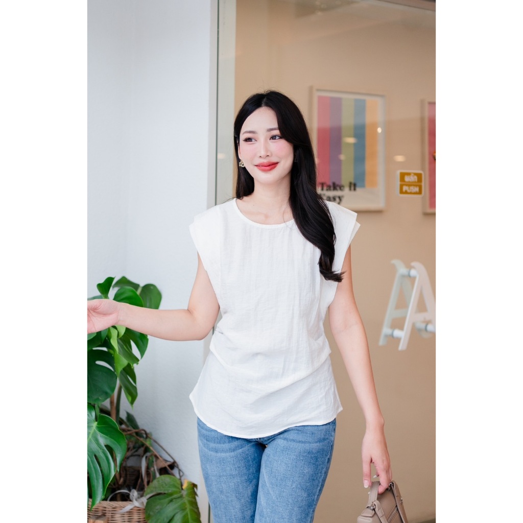 [พิมพ์โค้ด SISDEC ลด 60.- ] M1501 เสื้อรุ่นใหม่ สไตล์สาวเกาหลี ละมุนมากทรงนี้ 4 สีสวย 250-
