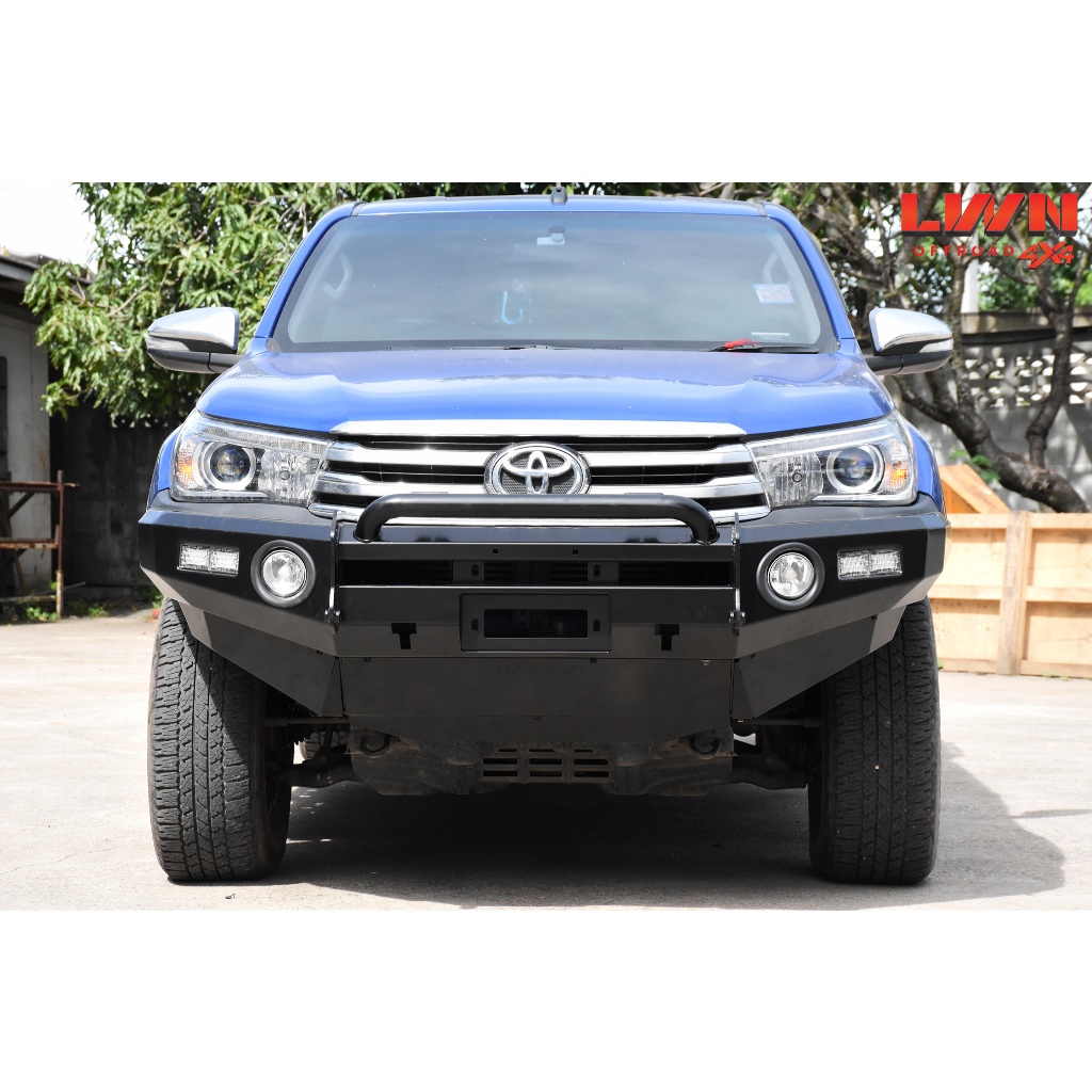 กันชนหน้าRevo 2015-2019 รุ่น FB-012 กันชนเหล็ก LWN4x4 กันชนรีโว่ออฟโรด Offroad Bullbar Toyota Revo