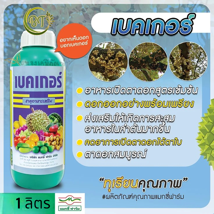 ขนาด 1 ลิตร เบคเกอร์ แมกซี่ฟาร์ม อยากเห็นดอก ต้องเบคเกอร์ สะสม เปิดตาดอก