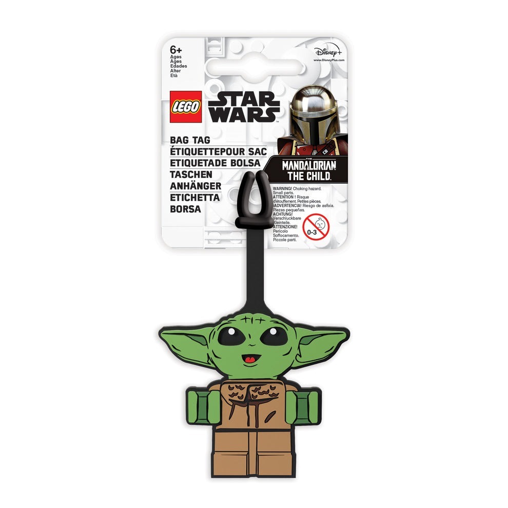 LEGO ป้ายติดกระเป๋าเลโก้ สตาร์วอร์ส  Star Wars The Mandalorian Grogu ฺBag Tag ของแท้