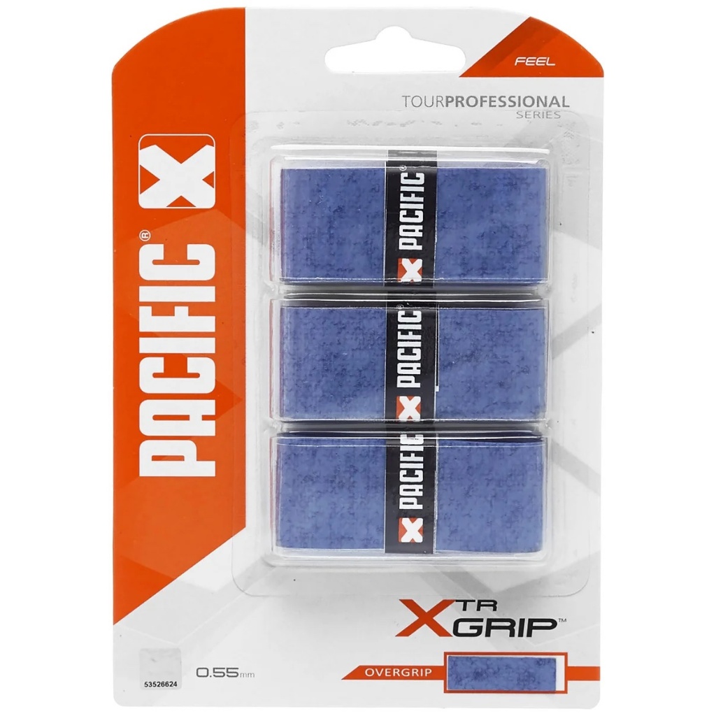 PACIFIC พันด้าม xTR Grip (1x3) /(Over Grip) xTR Grip สำหรับพันด้ามไม้แร็คเก็ต (PC 3550)