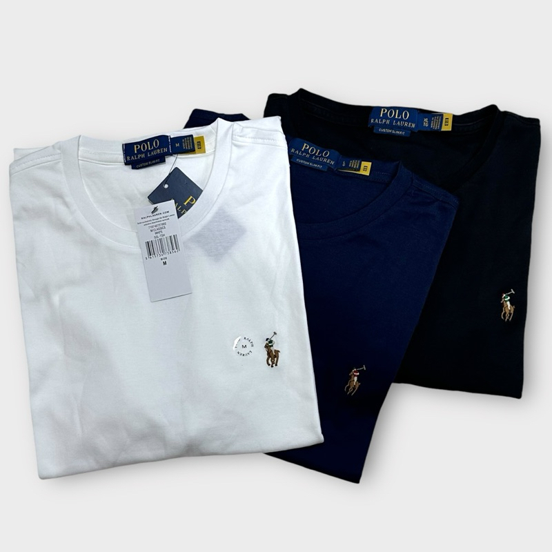คอกลม Custom Slim fit Soft Touch cotton สินค้าแท้100%