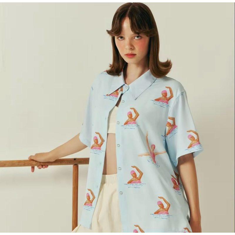 *โค้ดลดเพิ่ม20-30%*endless holiday shirt freesize