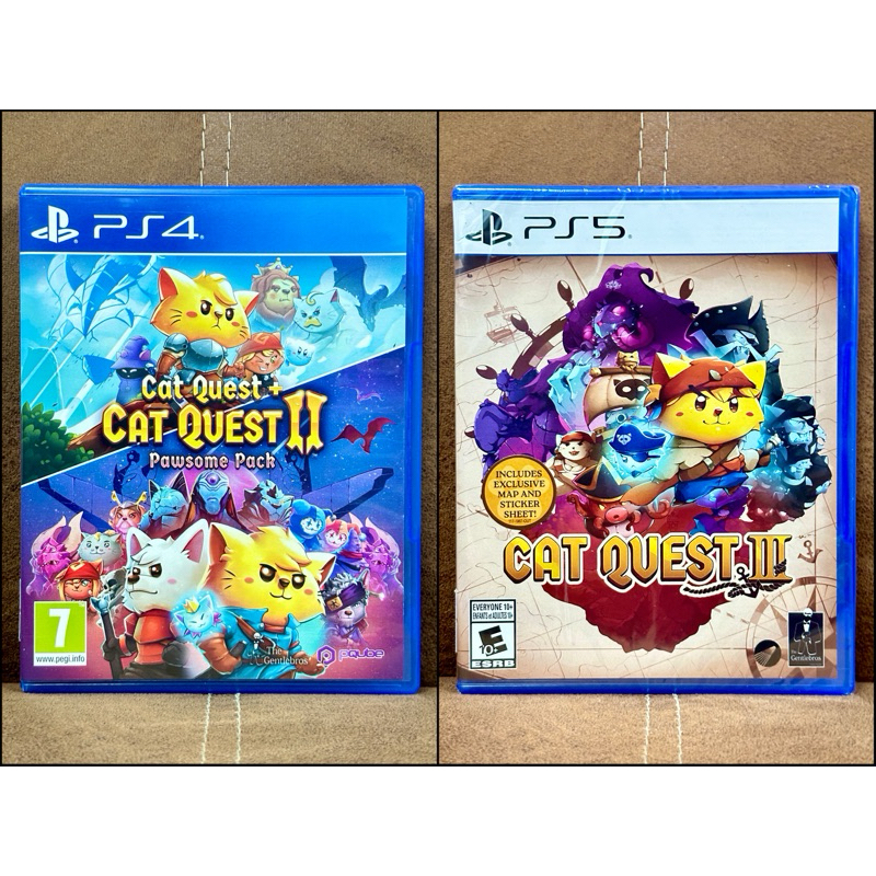 [Ps4/Ps5] Cat Quest + Cat Quest 2 / Cat Quest 3 🇹🇭[ภาษาไทย][เล่นได้2คน][มือ1/มือ2]