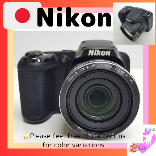 กล้องดิจิตอล Nikon Coolpix L810 สีดํา L810Bk มือสอง กล้องญี่ปุ่นมือสองของแท้ ส่งตรงจากญี่ปุ่น
