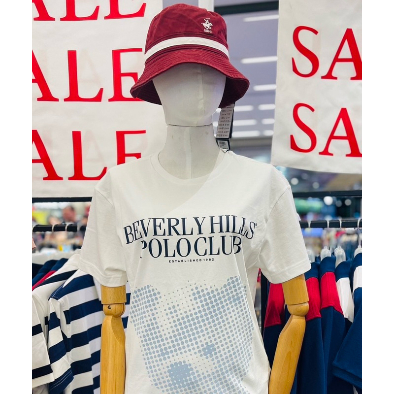 Beverly hills polo club เสื้อยืดคอกลมลายหมี