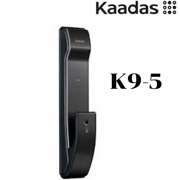 กลอนประตูดิจิตอล Digital Door lock Kaadas K9-5 Push-Pull Smart Door lock Black (สีดำ) ติดตั้งฟรี กรุ