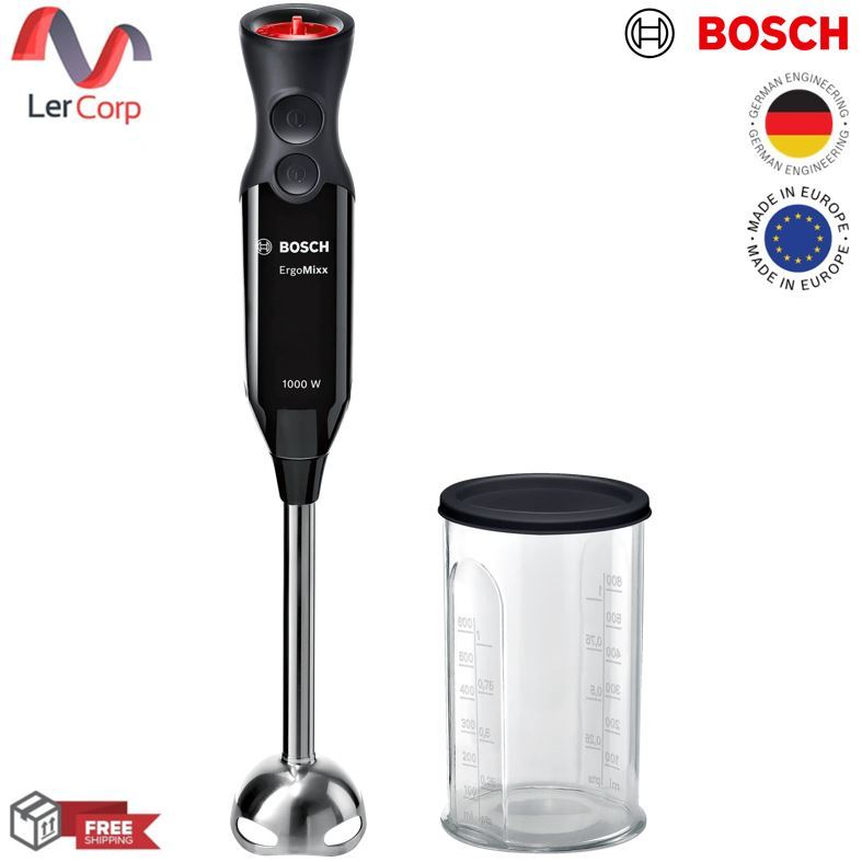 (BOSCH) เครื่องปั่นแบบมือถือ กำลังไฟ 1000 วัตต์ สีดำ รุ่น MS6CB6110