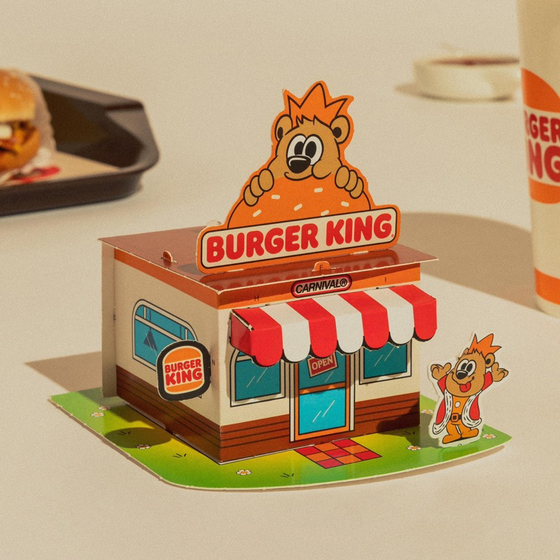 (พร้อมส่ง) ของแท้ 100% CARNIVAL® x Burger King “Spicy & Crispy Carnival Burger” King Value Meal Spec