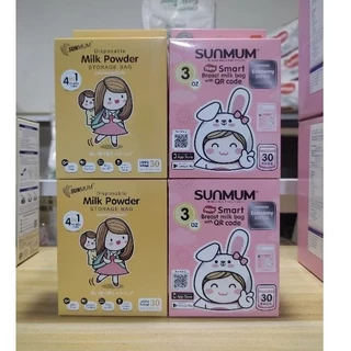 **พร้อมส่ง** Sunmom ถุงเก็บน้ำนมแม่ ถุงแบ่งนมผงพกพา