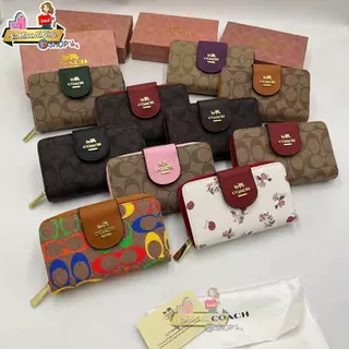 💁🏻‍♀️ กระเป๋าสตางค์ใบกลางสำหรับผู้หญิงขนาด 6 นิ้วใบกลาง 2 พับพร้อมจัดส่ง 🛍