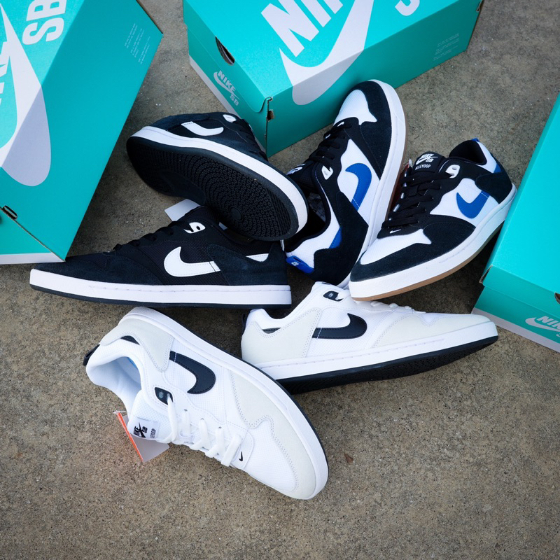 เหลือ 1,699- ทักแชทรับโค้ด30% Nike SB Alleyoop " White TeamRoyal" CJ0882-104 ของแท้ ป้ายไทย