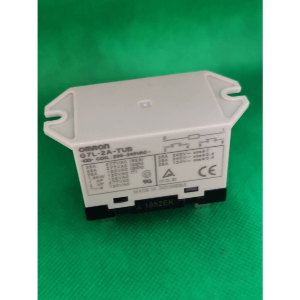 Relay G7L-2A-TUB Power Relay 200-240VAC-25A 2คอนแทค 6ขา (ของใหม่) OMRON 24VDC