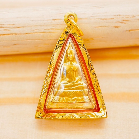 [ 📌พร้อมส่ง ] จี้พระสมเด็จจิตรลดา โครงการหลวงร.9 • องค์พระทองคำแท้ • กรอบทองคำแท้90% • กันน้ำ • พระแ