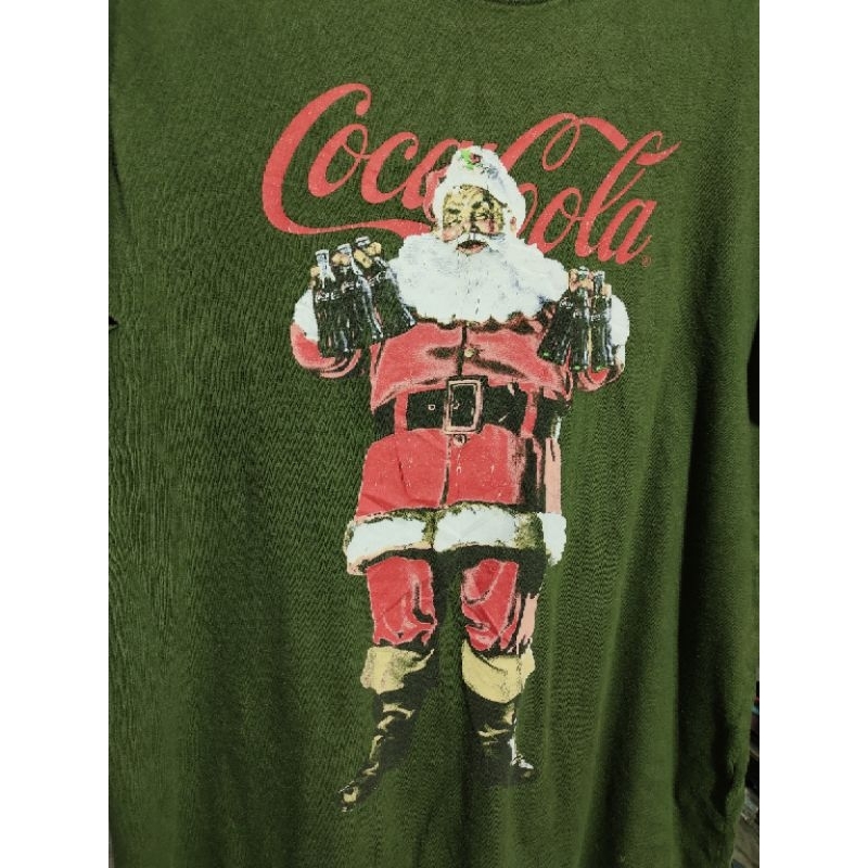 coca cola santa/เสื้อยืด วินเทจ งานแบรนด์ งานป้าย