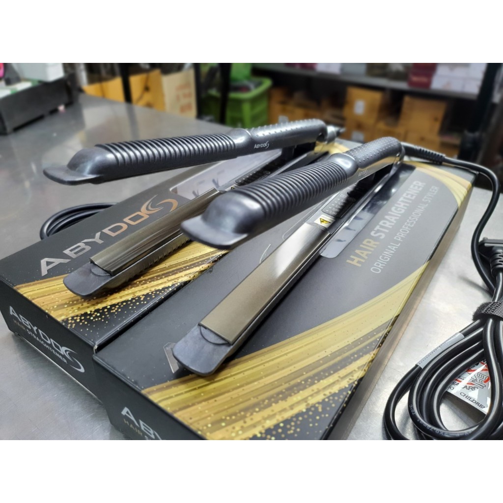 เครื่องหนีบผม Abydos Hair Straightener ปรับอุณหภูมิได้ ประกัน1 ปี ใช้หนีบผม ม้วนผม ม้วนลอน ยกโคน อาบิดอส รุ่นVV001-005