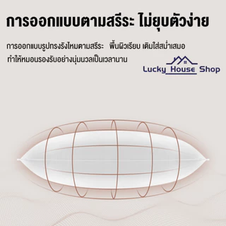 🏨【LHS】หมอนสุขภาพ 2 ด้าน ✨ต่ำ/สูง+โรงแรม5ดาว ✅แก้ปวดคอ-กันไรฝุ่น 📏หนานุ่มพิเศษ 📦ส่งด่วน ชุดเครื่องนอนโรงแรม