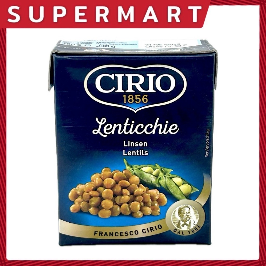 SUPERMART Cirio 1856 Lenticchi Beans 380 กรัม #1115803