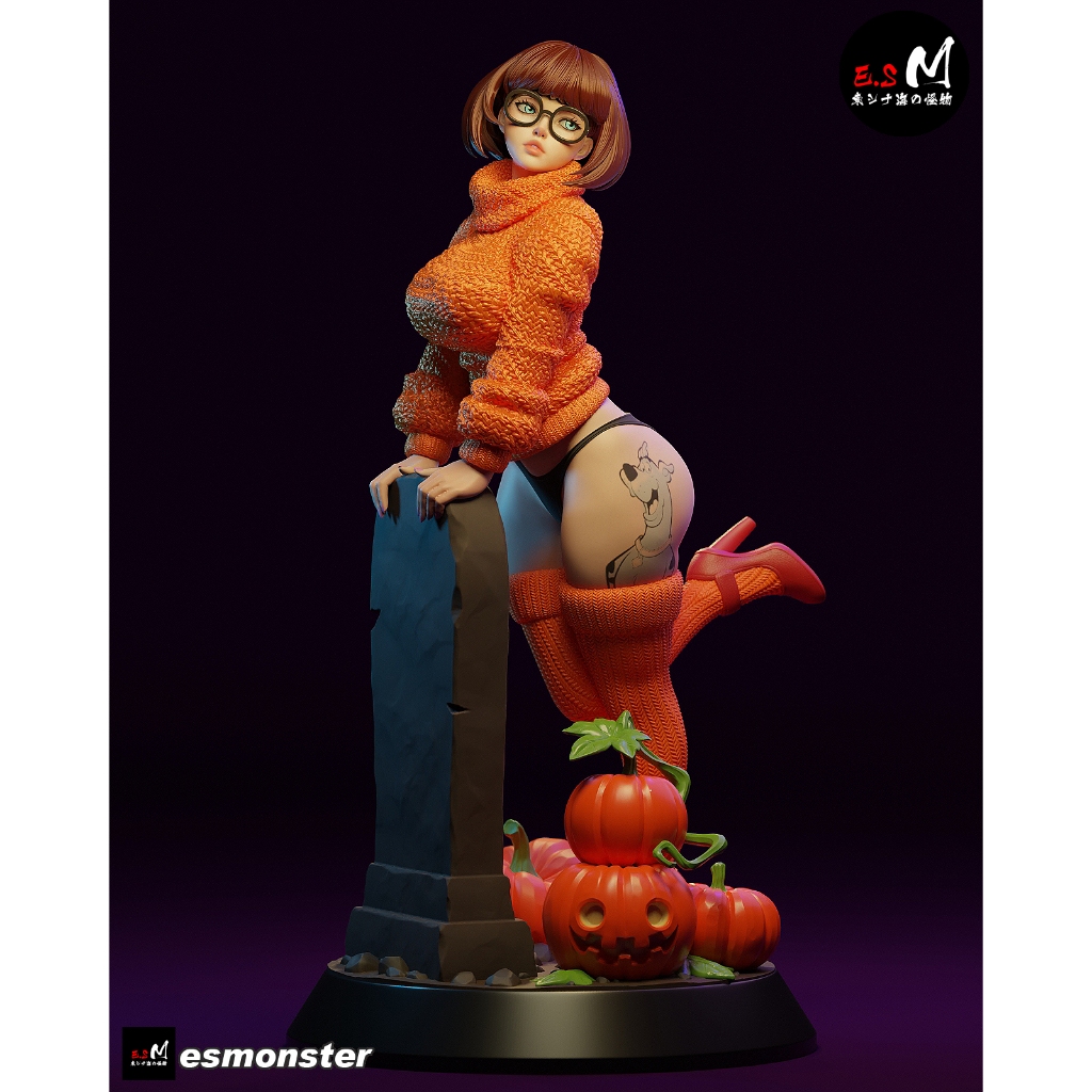 [โมเดลไม่ทำสี] Velma +NSFW [ScoopyDoo] 3D printing model