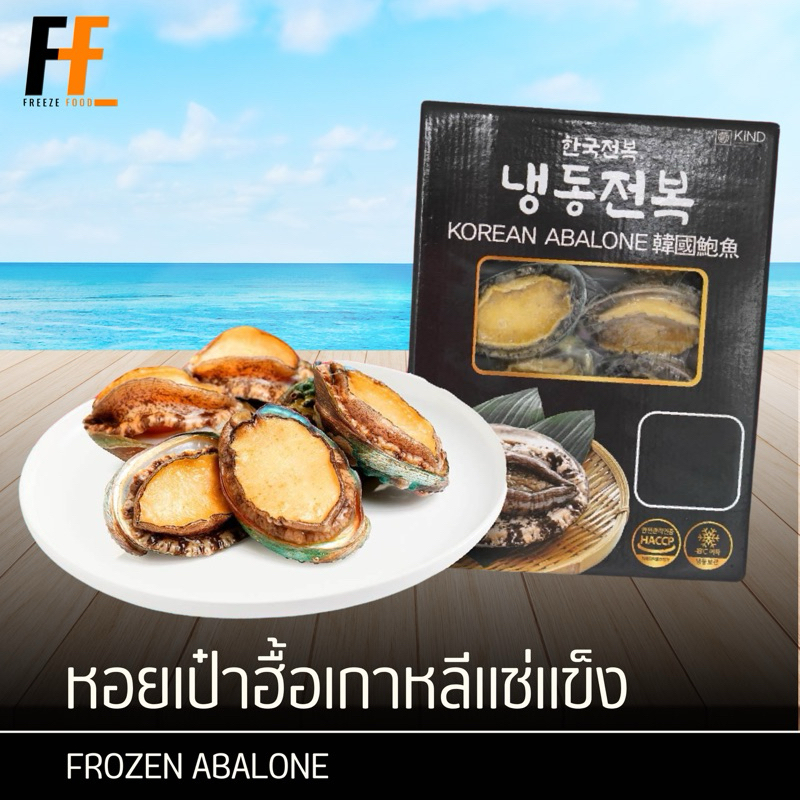 หอยเป๋าฮื้อเกาหลีแช่แข็ง ไซส์40-50ตัว 360 กรัม | FROZEN ABALONE