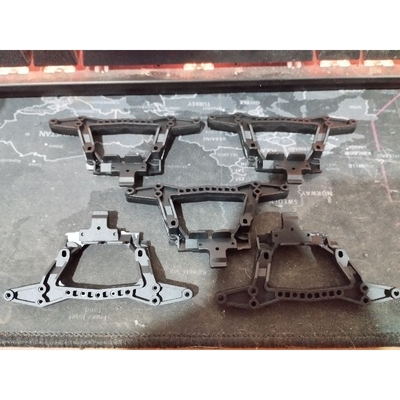 1-5อัน หางหลังคาร์บอน งาน Project D สำหรับรถmini4wd