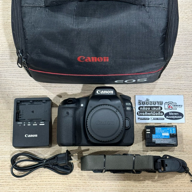 Canon EOS 80D (บอดี้) (ไม่มีกล่อง) (มือสอง)