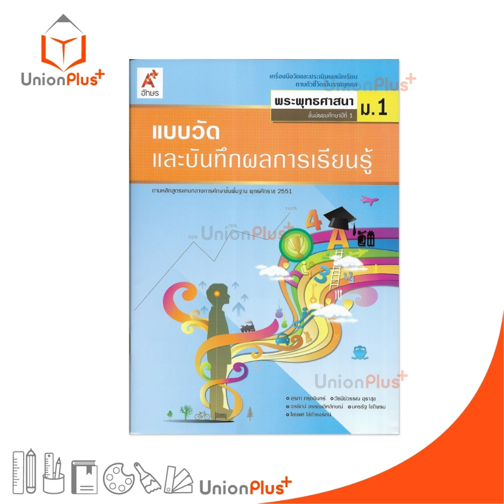 แบบวัด และ บันทึกผลการเรียนรู้ พระพุทธศาสนา ม.1 อจท. A+ อักษรเจริญทัศน์