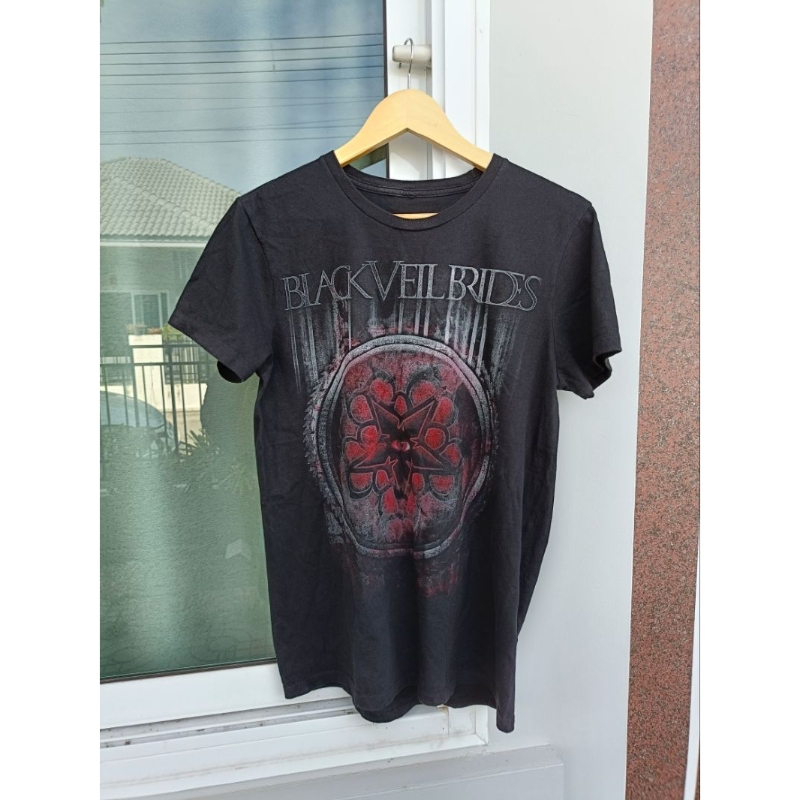 เสื้อวงมือสอง เสื้อวง BLACK VEIL BRIDES size S มือ2