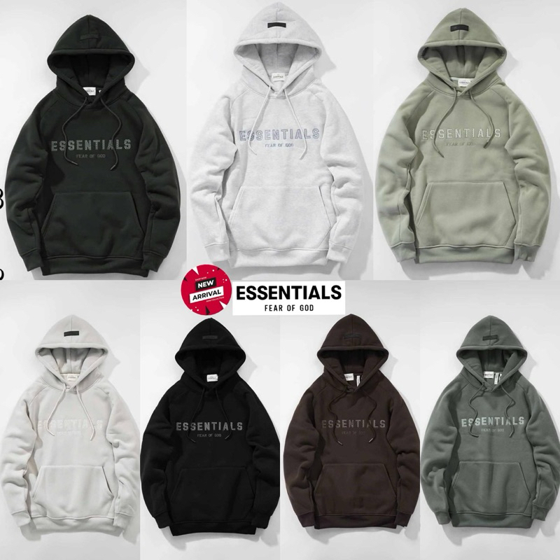 ESSENTIALS HOODIES JACKET เสื้อกันหนาวแขนยาวมีหมวก